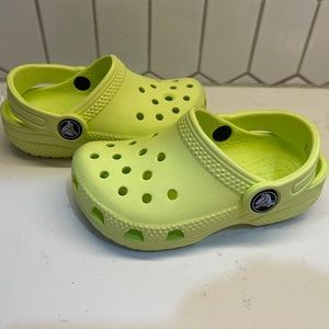 Toddler Crocs - 7c Lime Green